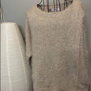 Jennifer Lopez fuzzy sweater